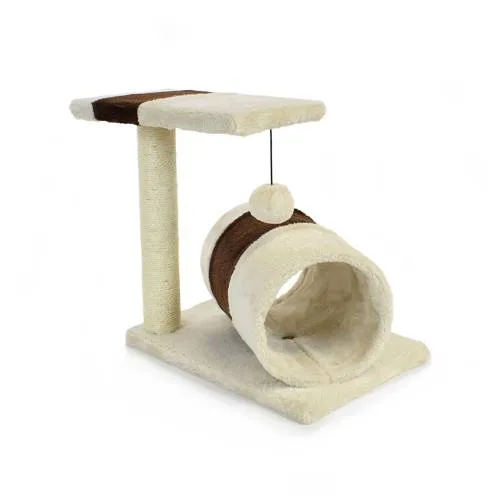Tiragraffi Rimini Leopet per Gatti - Beige/Marrone, 40x29x38 cm