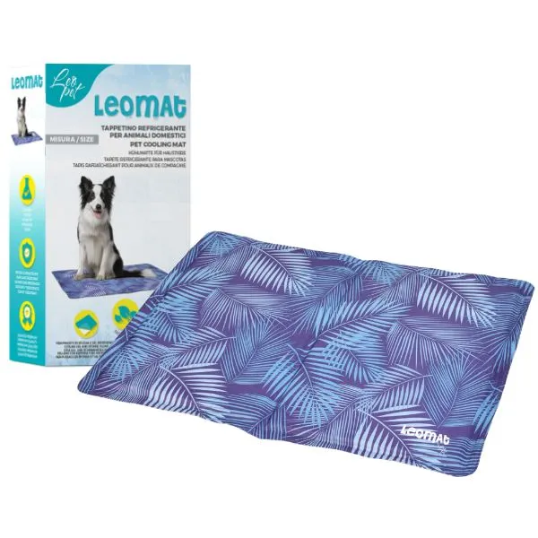 LeoMat Tappetino Refrigerante Felce per Cani M - 65x50 cm