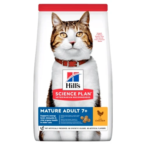 Hill's Feline Mature Chicken 1,5 kg New