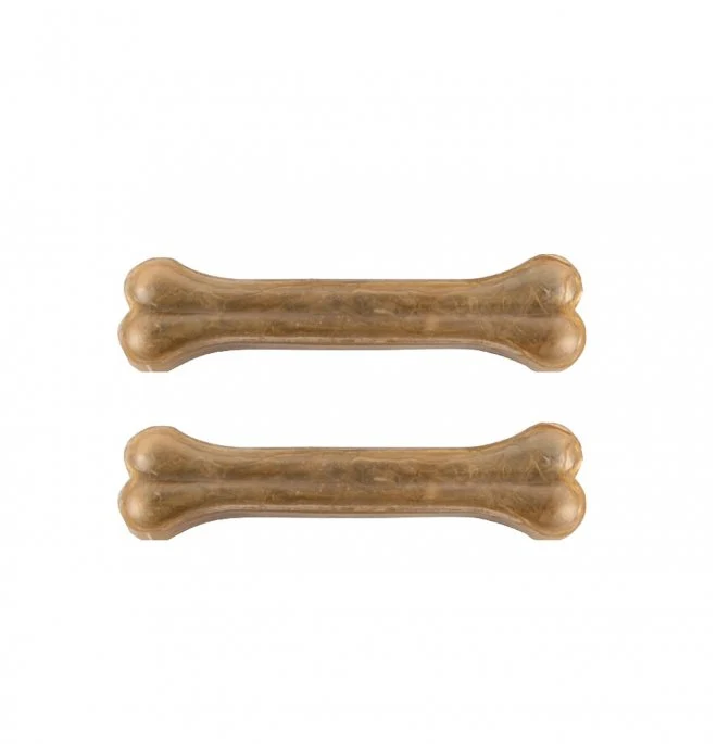 Osso Naturale da Masticare per Cani - Confezione 2pz, 220g, 15,5 cm