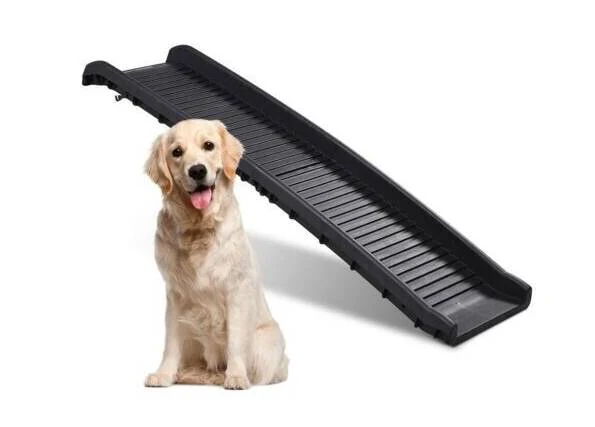 Rampa per Cani Pieghevole Leopet in Plastica Antiscivolo - Lunghezza 153 cm