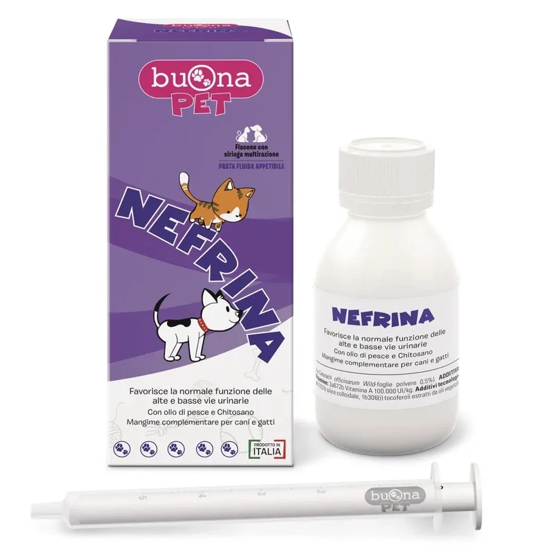 NEFRINA PASTA FLUIDA cane e gatto FLACONE 60 GR