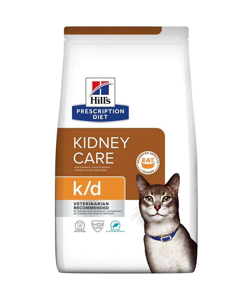 Hill's Prescription Diet k/d Kidney Care Cat con Tonno - Secco - 1,5 kg