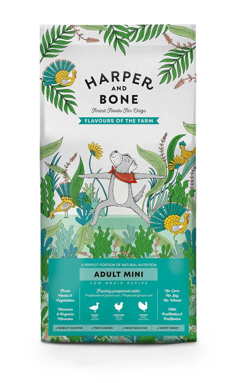 Harper & Bone Adult Mini Flavours of the Farm - Cani Piccoli - 2 kg