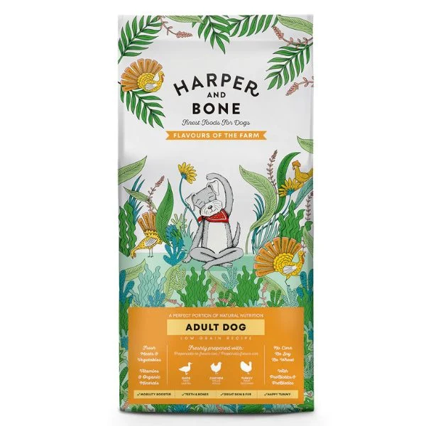 Harper & Bone Adult Medium/Large Flavours of the Farm - Cani - 2 kg