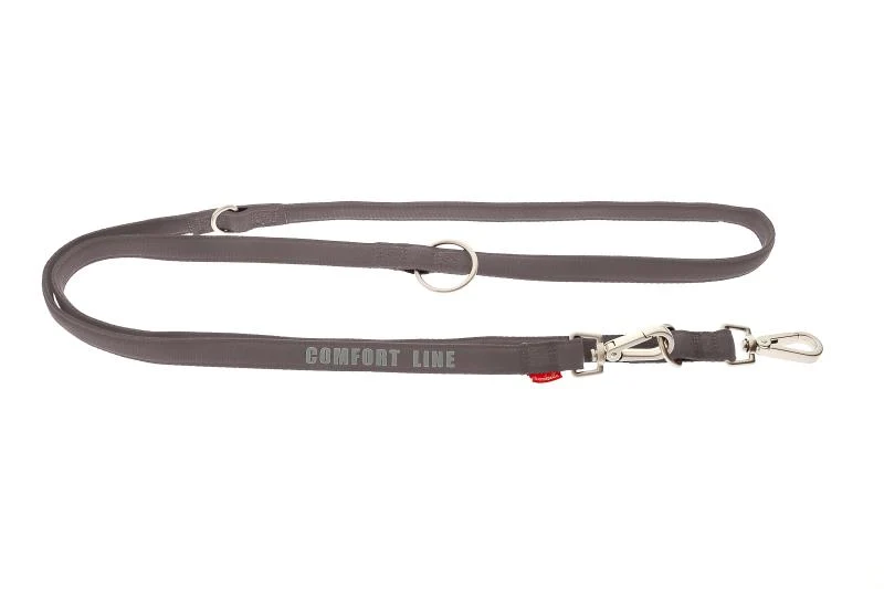 Guinzaglio per Addestramento Fuss-Comfort in Nylon - 2,5 cm x 2,2 m, Nero
