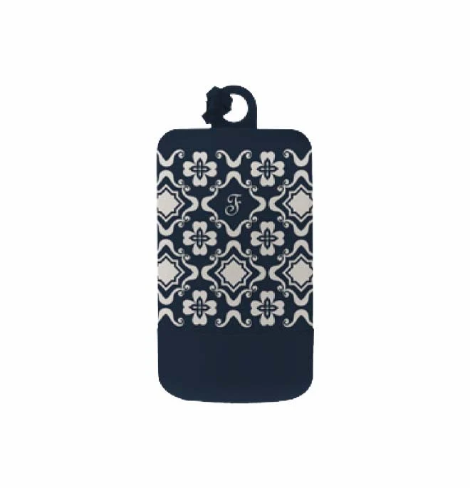 Portasacchetti Leopet Emporio Maiolica - Blu, 4,5x4,5x7,5 cm