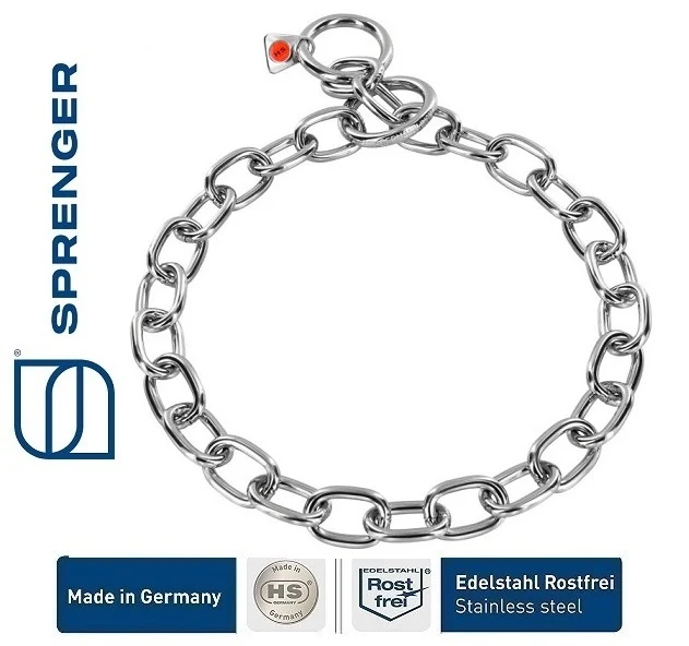 Collare a Semistrozzo Sprenger Ovale in Acciaio Inox - 3 mm x 50 cm