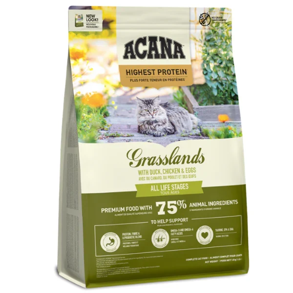 Acana Regionals Grasslands Gatto - Crocchette all'Agnello, 4,5 kg