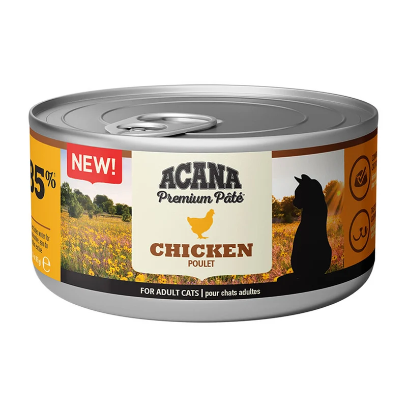 Acana Wet Cat Pollo in Paté - Cibo Umido Gatto, 85g