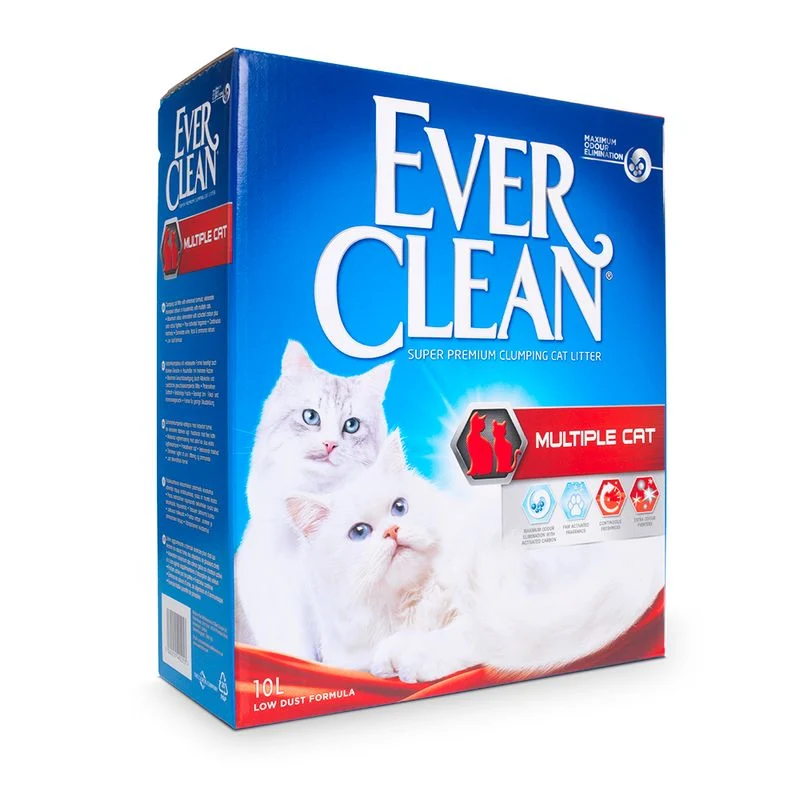 Ever Clean Multiple Cat - Lettiera per Case con Più Gatti, 10L
