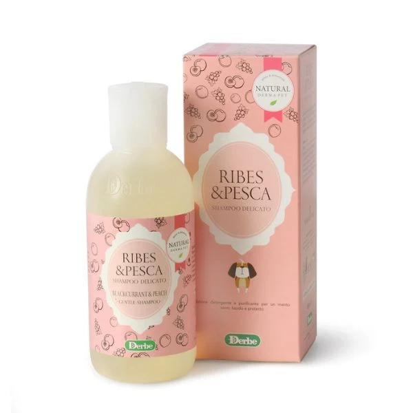 Natural Derma Pet Shampoo al Ribes e Pesca - 200 ml