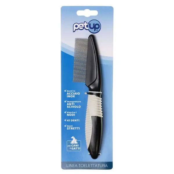 Pettine con denti in acciaio inox PetUp