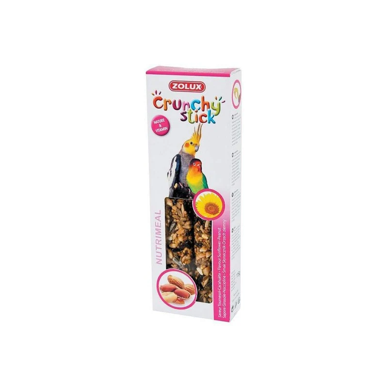 Crunchy Stick per Calopsite con Girasole e Noccioline - 115g
