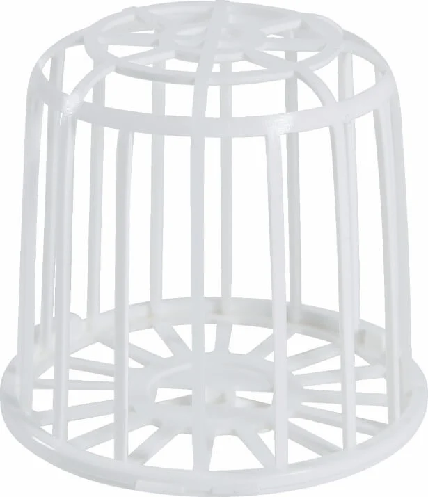 Supporto Bianco per Sfera di Borra (Nido Uccelli)
