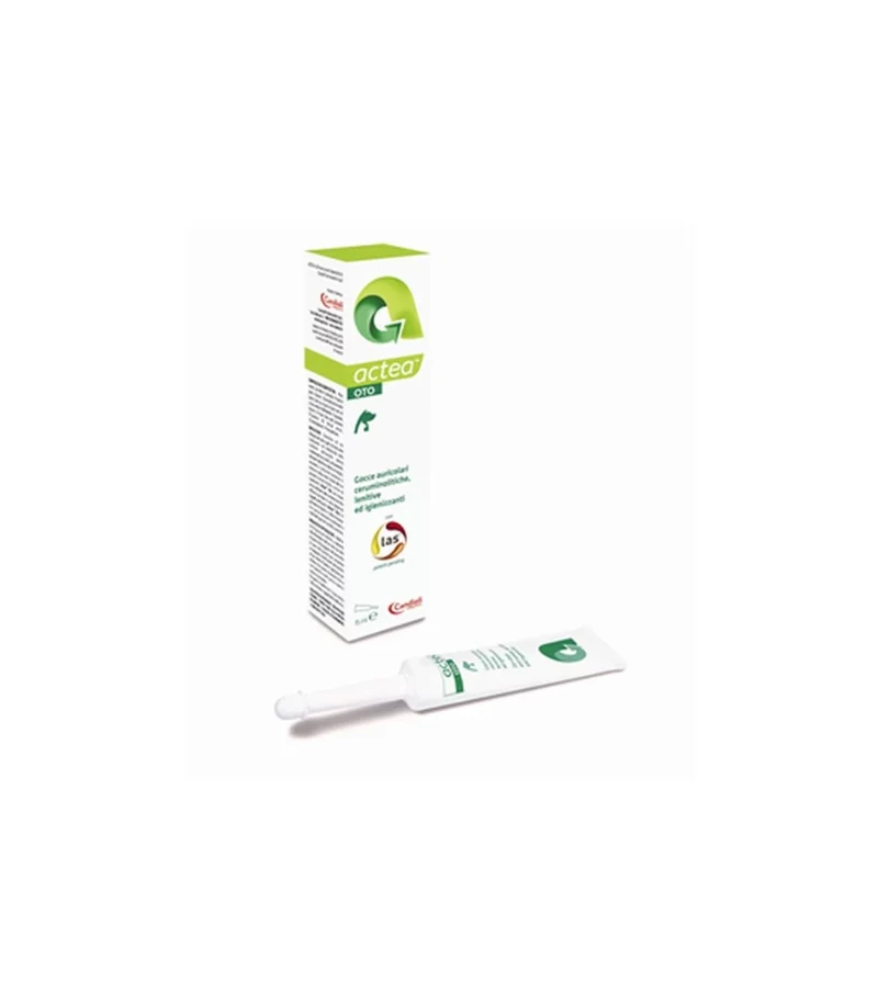 Actea Oto - Soluzione per Igiene Orecchie Cani e Gatti, 15 ml