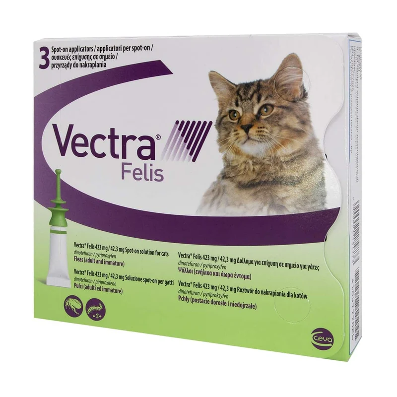 Vectra Felis Antiparassitario per Gatti - 3 Pipette