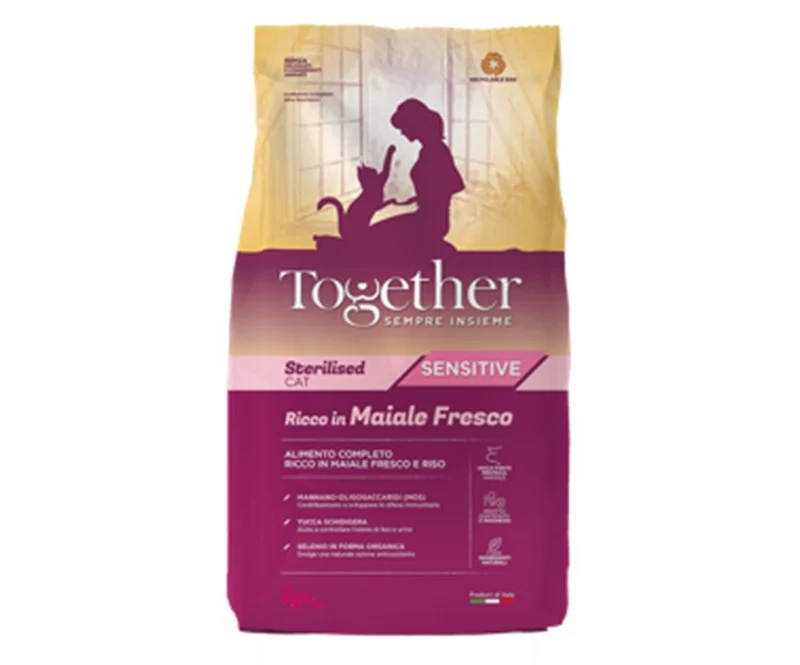 Together Crocchette Gatto Sterilizzato Sensitive Maiale - 300g