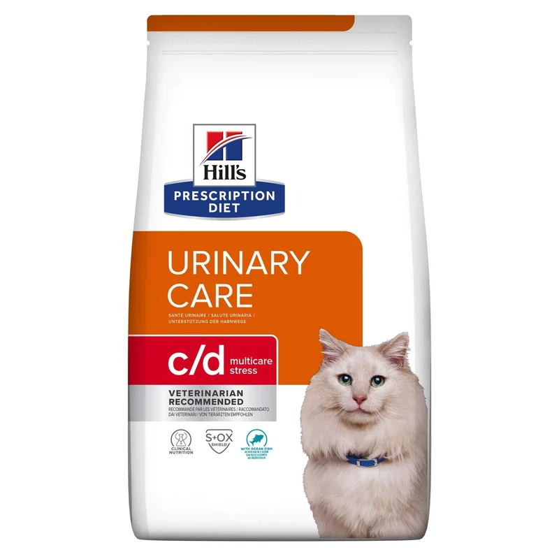 HILL'S PD FELINE C/D URINARY STRESS PESCE OCEANICO 8 KG