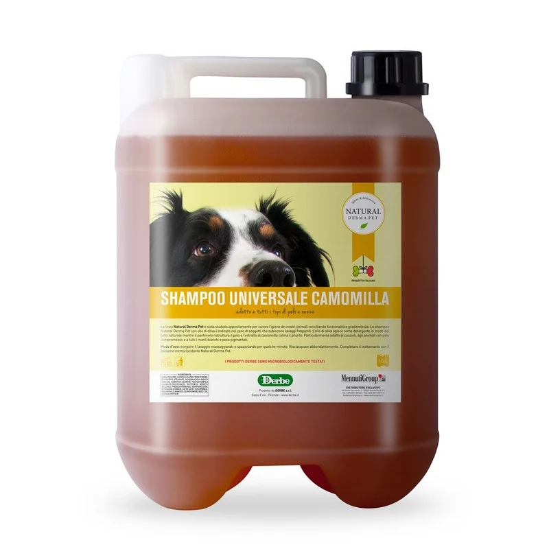 Natural Derma Pet Shampoo Universale con Camomilla per Cani 10 LT