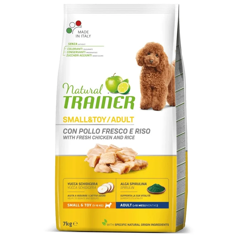 Trainer Cane Natural Adulto Small & Toy Pollo & Riso 7 kg