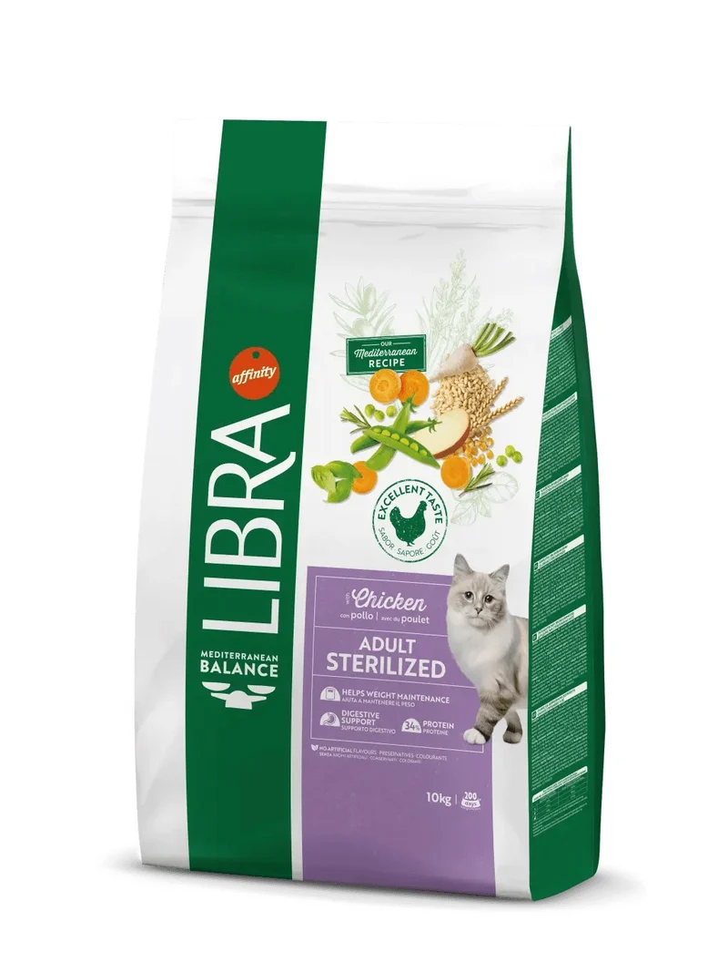 LIBRA GATTO ADULTO STERILIZZATO POLLO 10 KG
