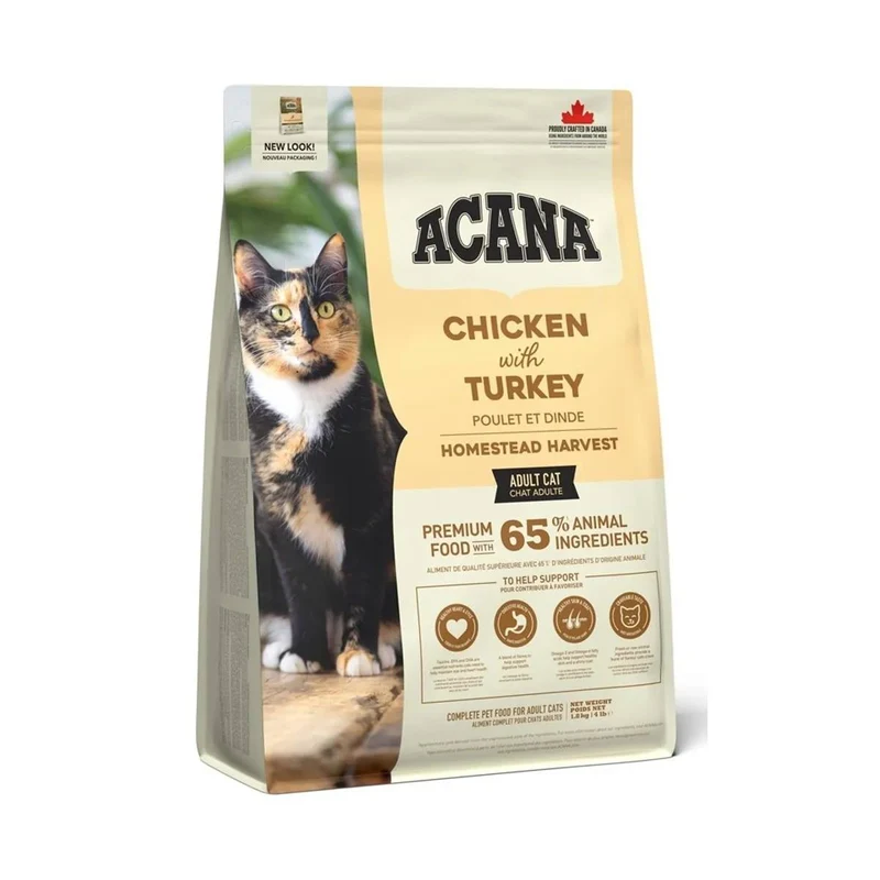 Acana Gatto Homestead Harvest (Pollo/Tacchino) - 1,8 kg