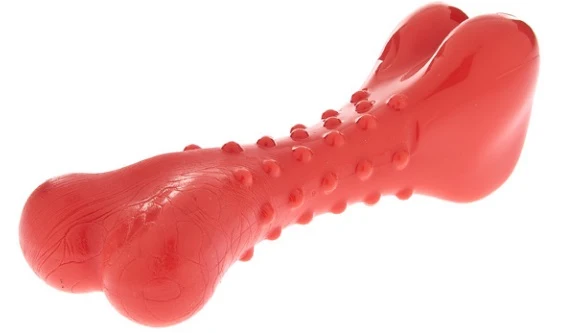 Ossetto Super Forte in Gomma TPR per Cani - Misura Small, 11 cm