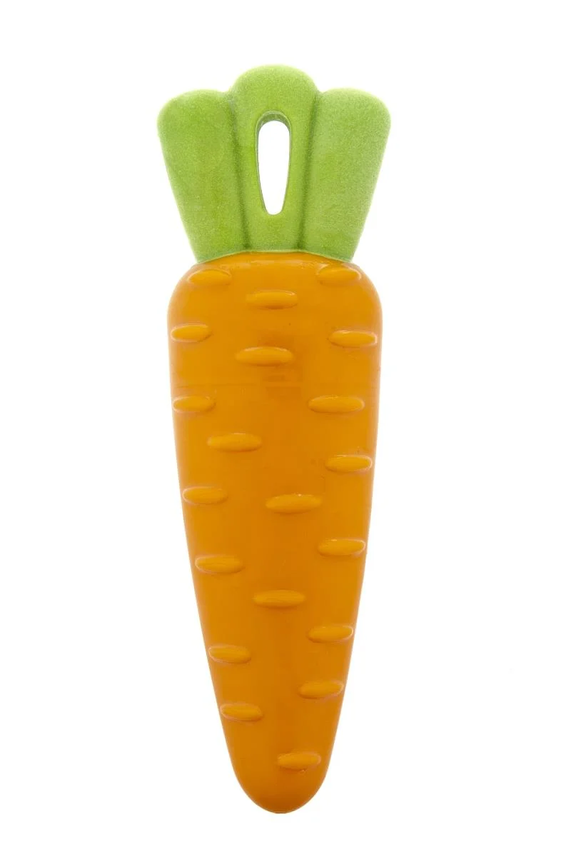 Gioco per Cani Carotina in Gomma TPR con Squeaker - 20,3 cm