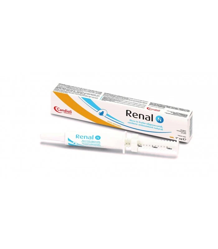 Renal N Pasta per Cani e Gatti Funzione Renale - Siringa 15 ml
