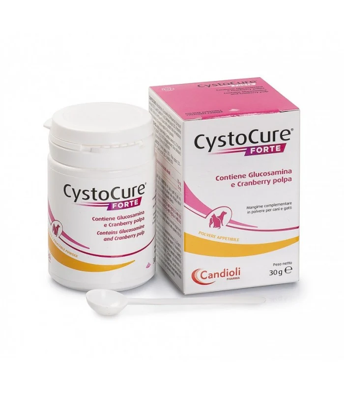 Cystocure Forte Polvere per Salute Vie Urinarie Animali - 30g