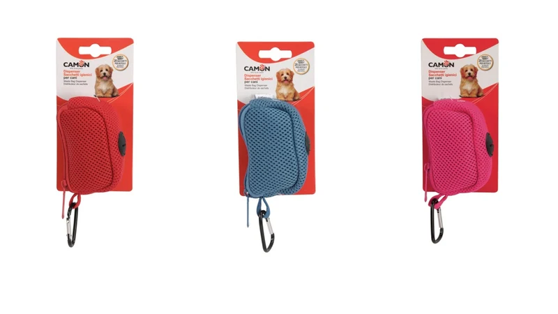 CAMON CANE DISPENSER SACCHETTI IGIENICI IN TESSUTO CON ROTOLO "MESH" CF. (20 PZ)