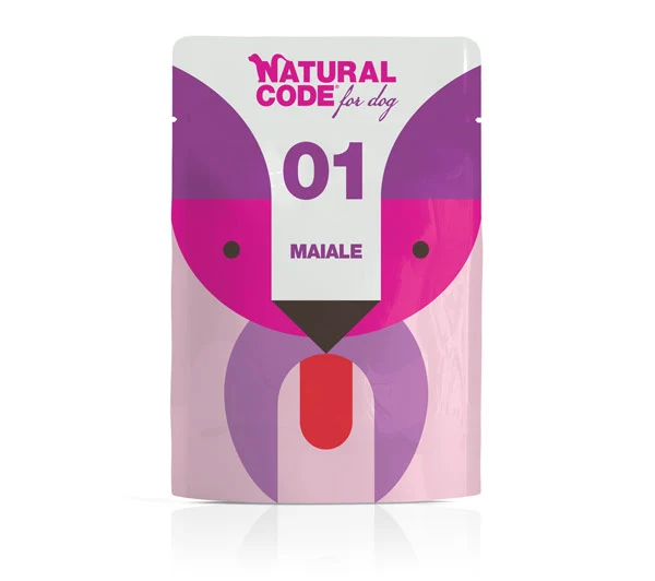 Natural Code Cane Busta (P01) Adulto Maiale 100 g