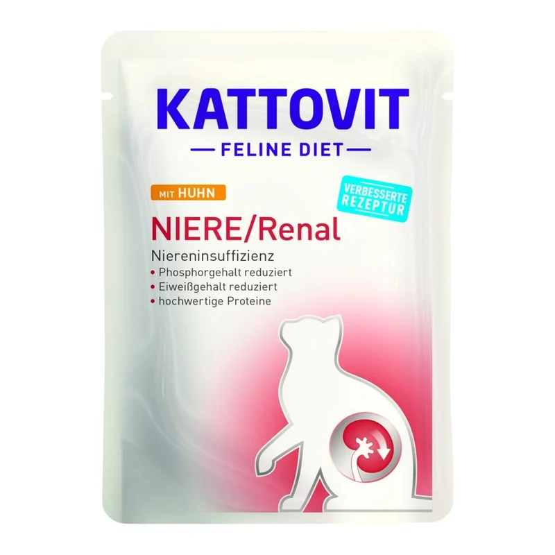 Busta Kattovit Feline Diet Renal Pollo per Gatti 85g