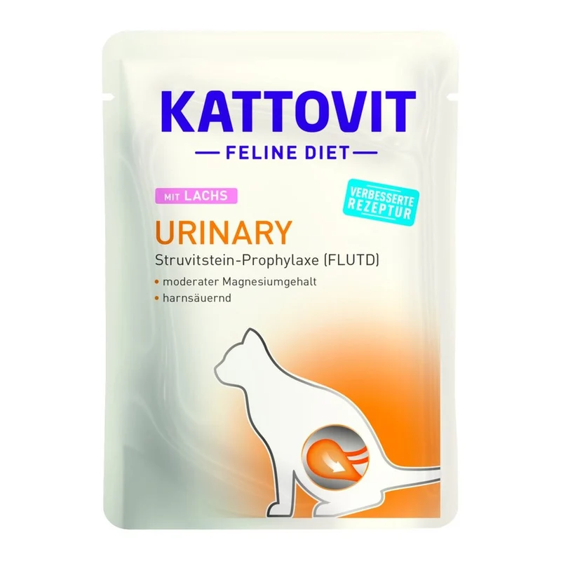 Busta Kattovit Feline Diet Urinary Salmone per Gatti 85g