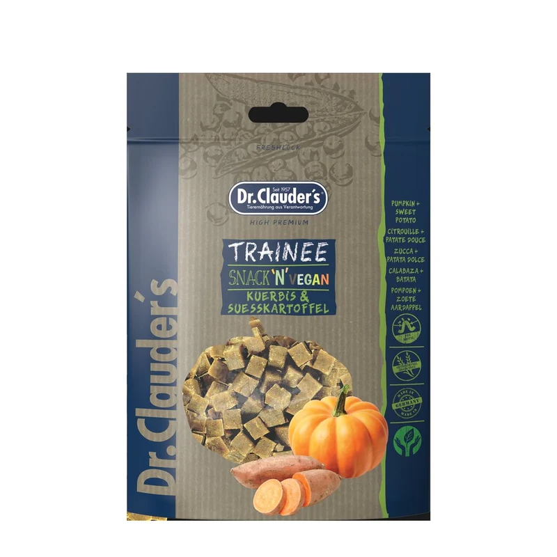 Snack Dr.Clauder s Veggie Zucca e Patata Dolce per Cani e Gatti 80g