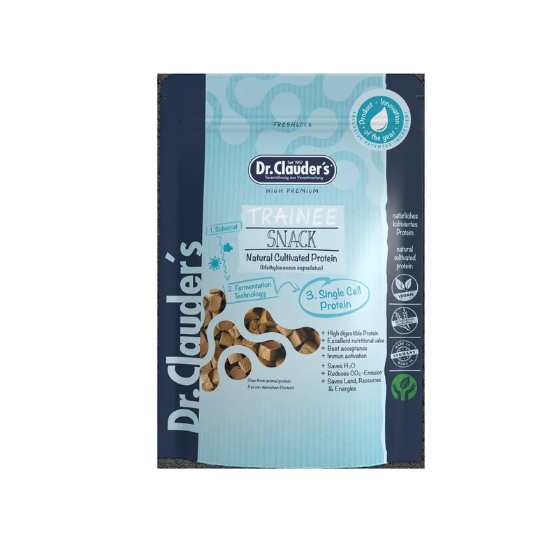 Snack Dr.Clauder s Hypo Proteina Coltivata per Cani e Gatti 80g