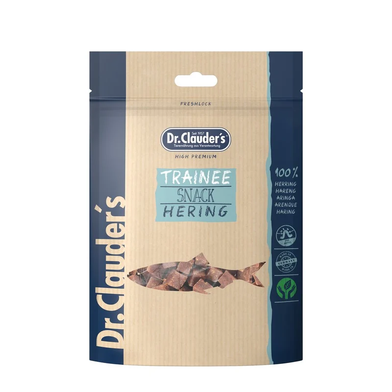 Snack Dr.Clauder s Trainee Cubes Aringa per Cani e Gatti 80g