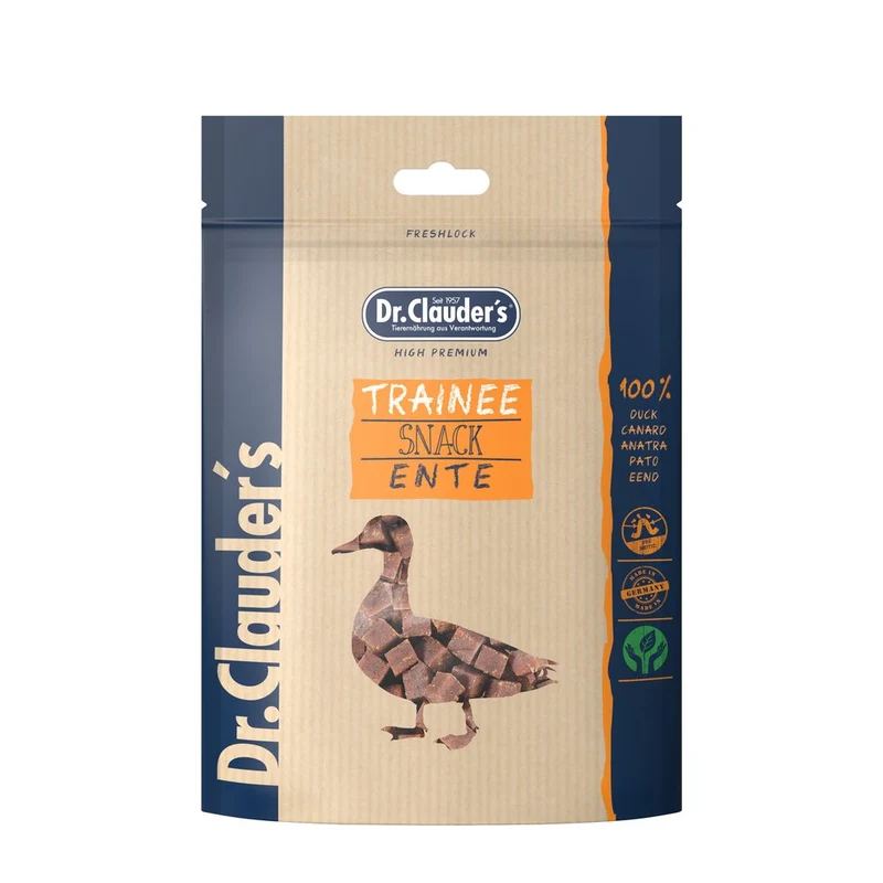 Snack Dr.Clauder s Trainee Cubes Anatra per Cani e Gatti 80g