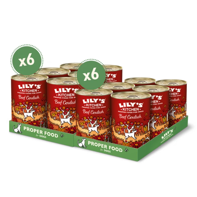 Lily's Kitchen Dog Beef Goulash Wet Food 400G - Pack of 12