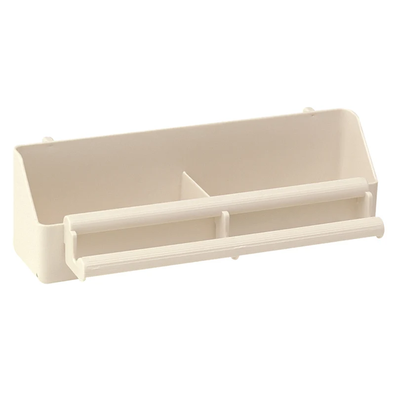 Mangiatoia in plastica per canarini FPI 4514 avorio
