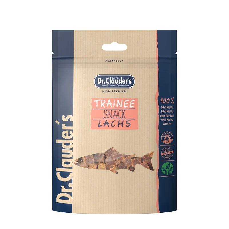 Snack Dr.Clauder s Trainee Cubes Salmone per Cani e Gatti 80g
