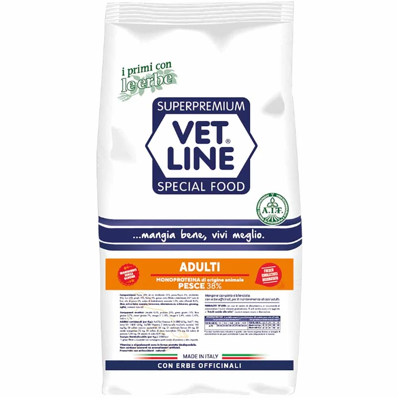 Alimento secco cane adulto pesce Vet Line