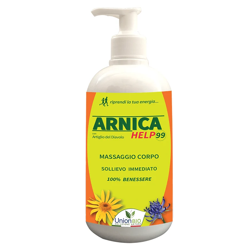 Union Bio Arnica Help99 con Dispenser - Gel Arnica per Cani, 500 ml