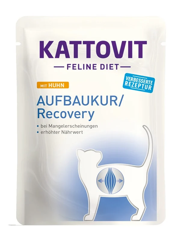 Kattovit Recovery al Pollo - Cibo Umido per Recupero Nutrizionale, 85g