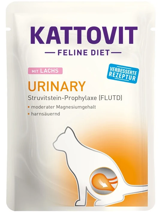 Kattovit Urinary al Salmone - Cibo Umido per Vie Urinarie, 85g