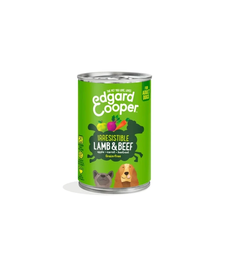 Edgard & Cooper Adult Agnello e Manzo con Mela e Carota - 400g