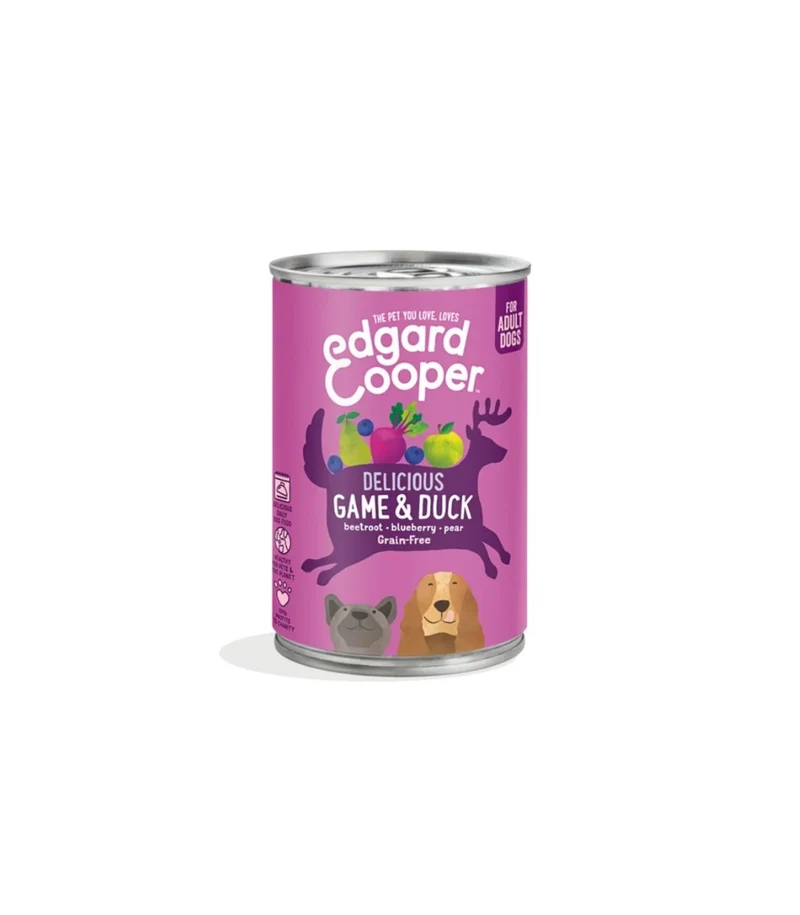 Edgard & Cooper Adult Selvaggina e Anatra con Mirtilli - 400g