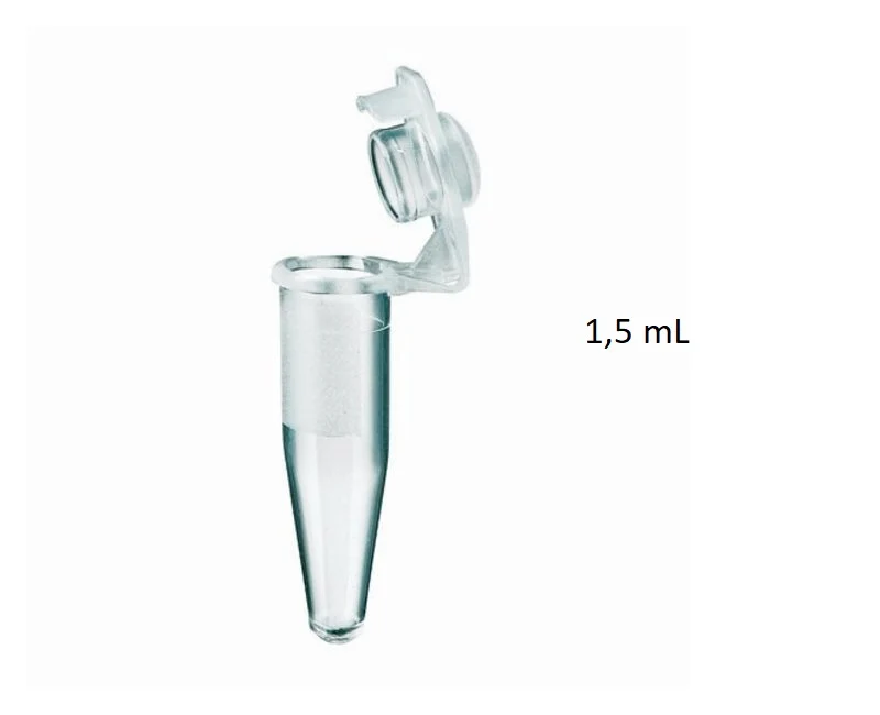 PROVETTA TIPO EPPENDORF CON TAPPO 1,5 ML CF. (250 PZ)