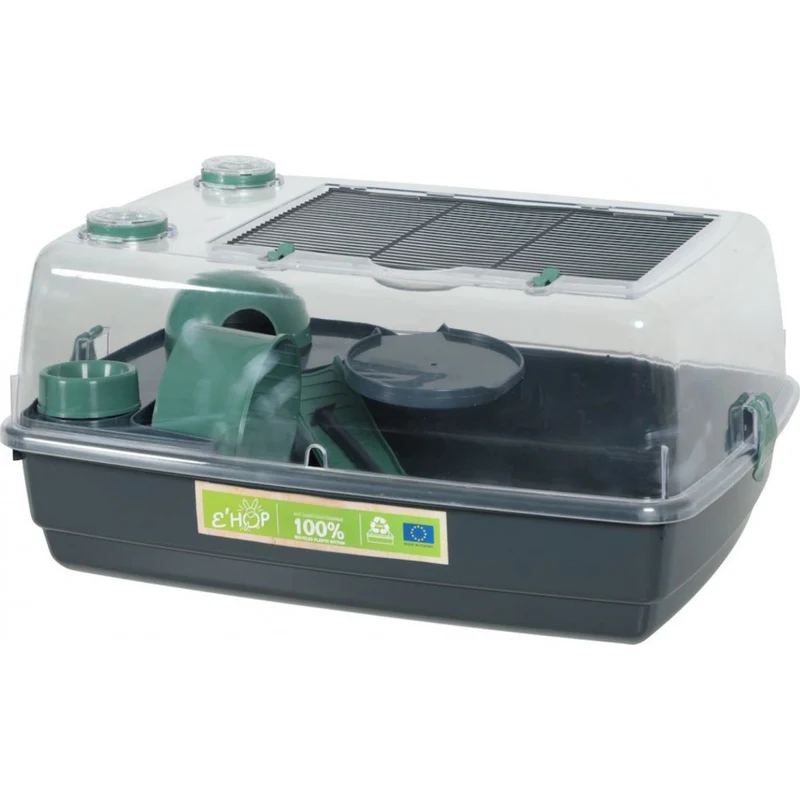 Gabbia Zolux Ehop per Criceti - Verde, 55 cm